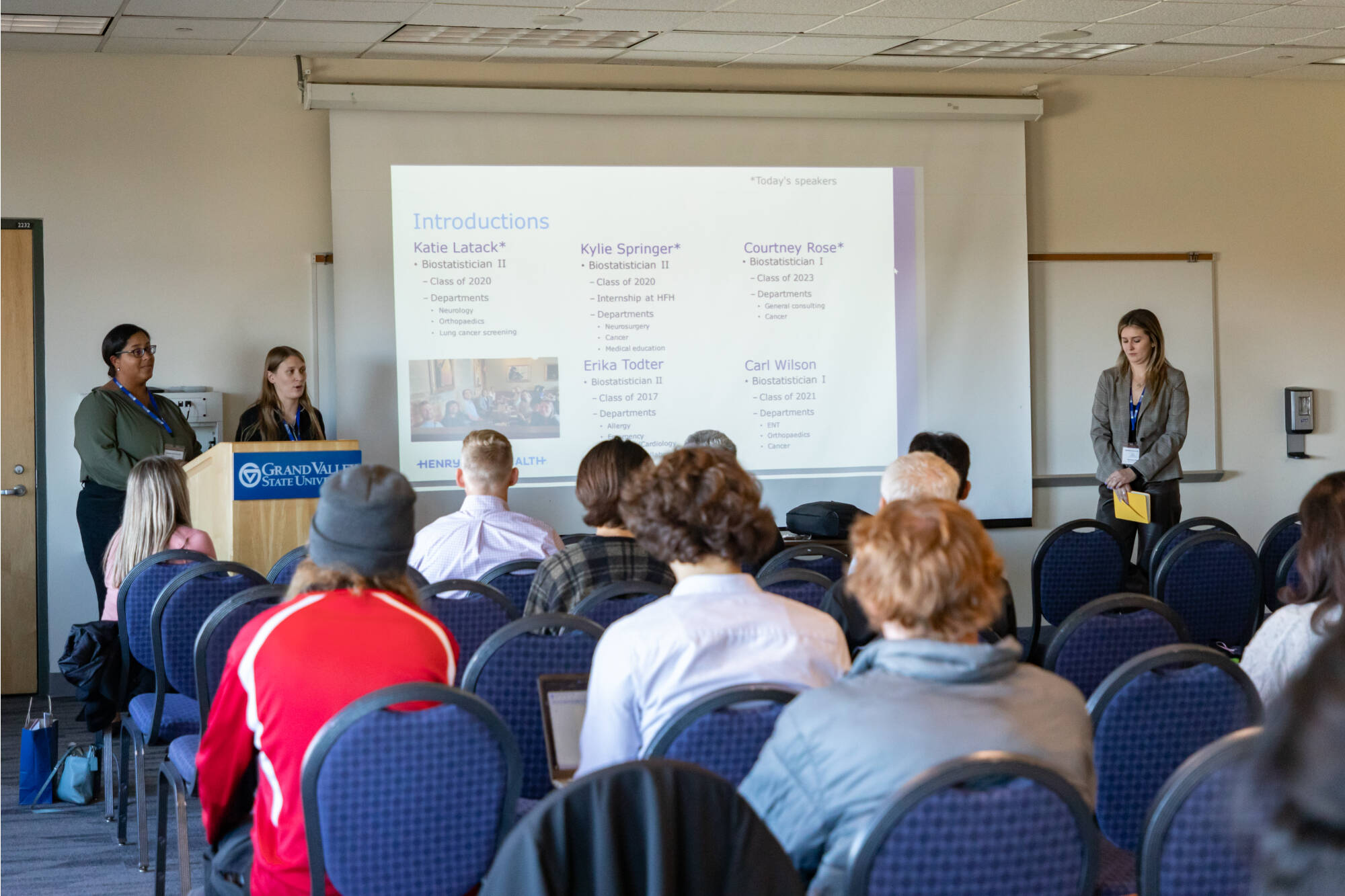 CareerDay2023 breakout session with speakers addressing the audience